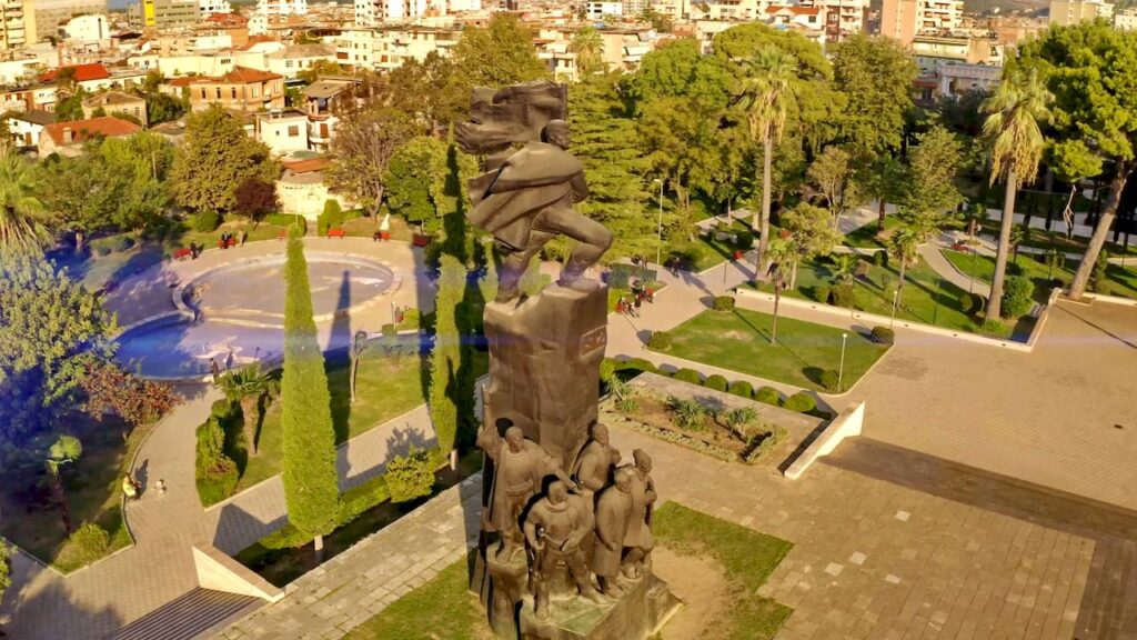 Independence Monument in Vlora city center
