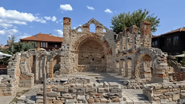 Ancient architecture of Nessebar