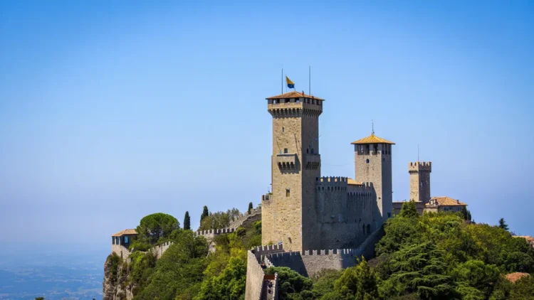 Medieval towers of San Marino - Guaita, Cesta, and Montale