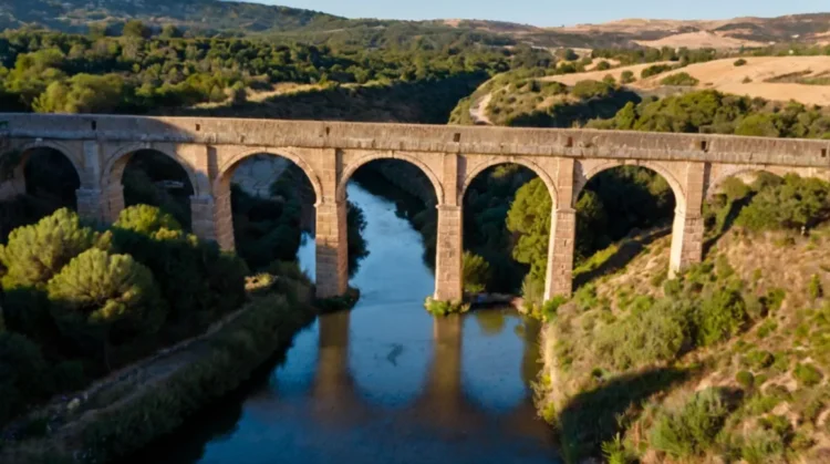 Les Ferreres Aqueduct (Devil's Bridge) ancient Roman engineering marvel near Tarragona