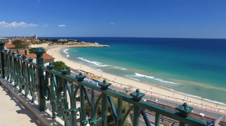 Mediterranean Balcony viewpoint overlooking Tarragona's coastline and Roman amphitheater