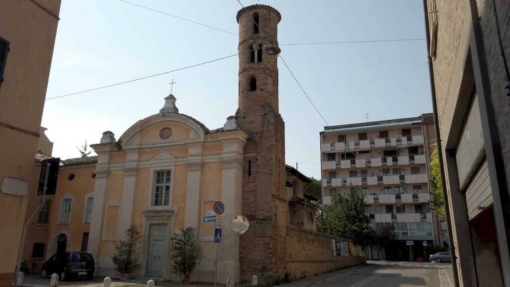 Panoramic view of Ravenna rooftops and landmarks
