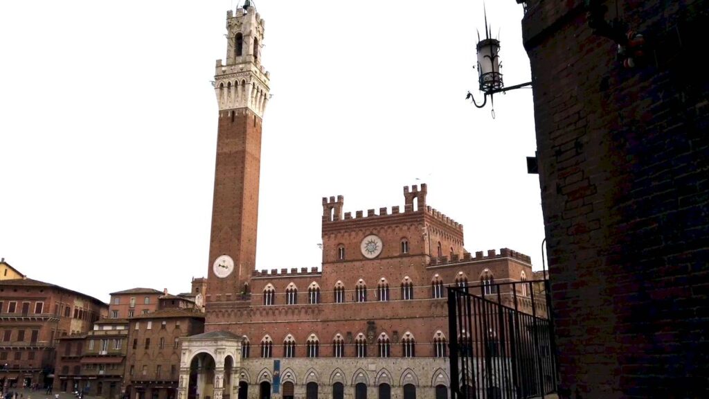 Palazzo Pubblico town hall Siena Gothic architecture