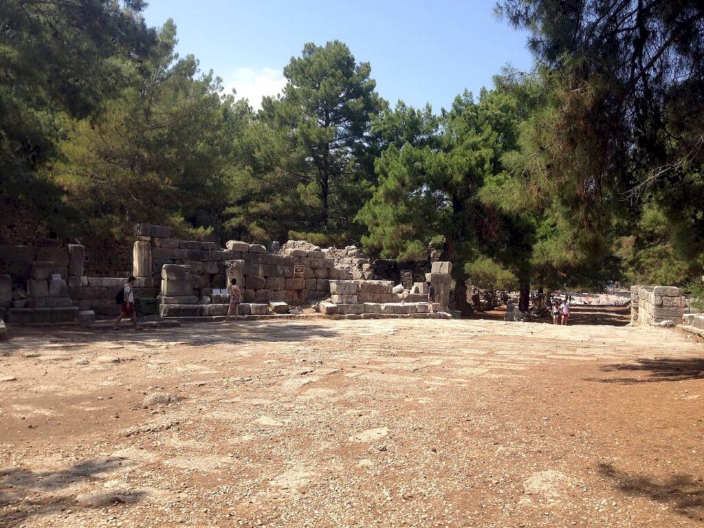 Ruins of the ancient city of Phaselis