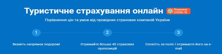 туристична страховка онлайн