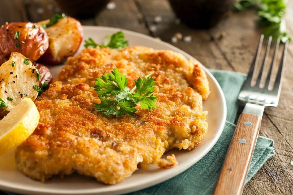 Schnitzel dish