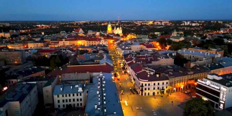 Lubin at night