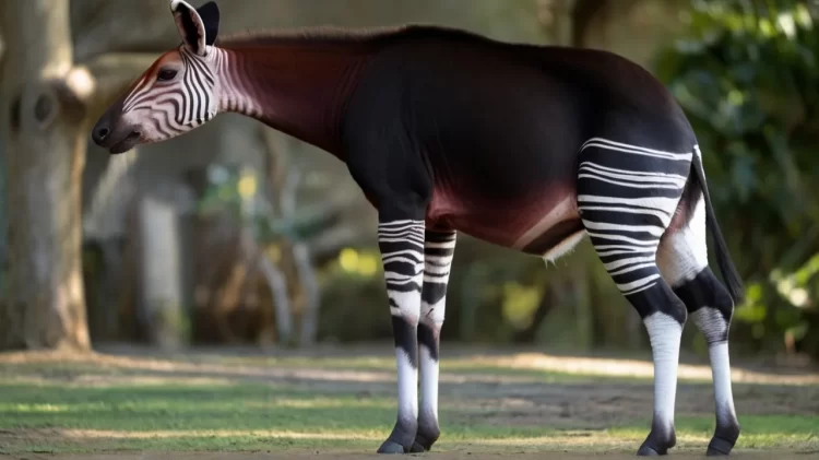 Okapi, also known as the African Unicorn