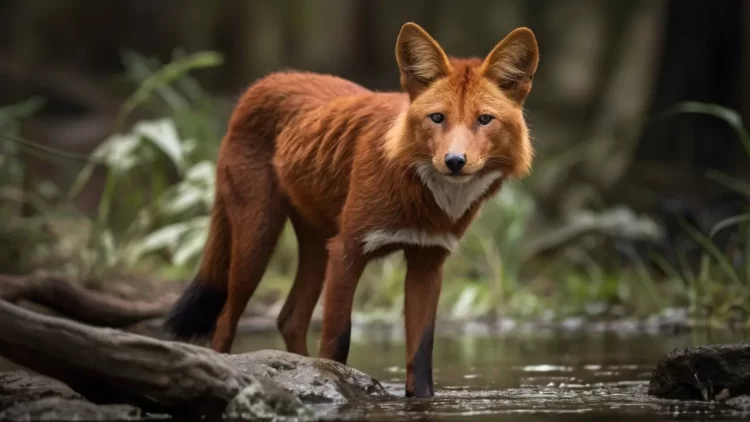 Dhole, also known as Asiatic Wild Dog