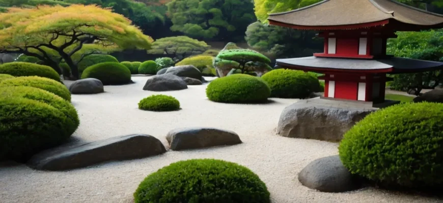 Japanese rock garden