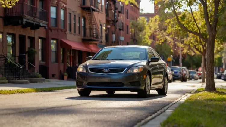 Various types of rental vehicles available in the USA, from compact cars to luxury SUVs
