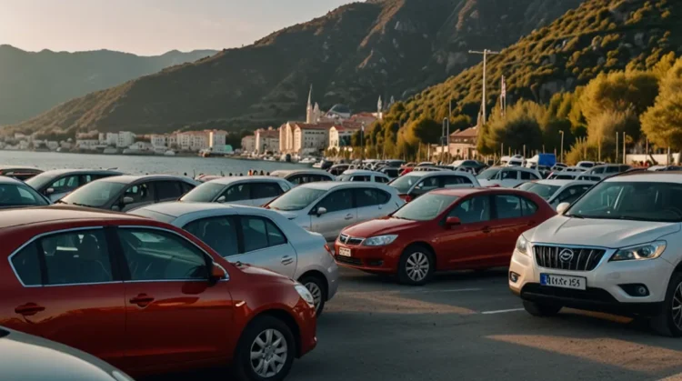 Various types of rental cars available in Turkey, from compact cars to luxury SUVs