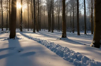 Чому взимку сонце не гріє? Зимове сонце освітлює засніжений ліс, короткий світловий день і низький кут падіння променів знижують температуру