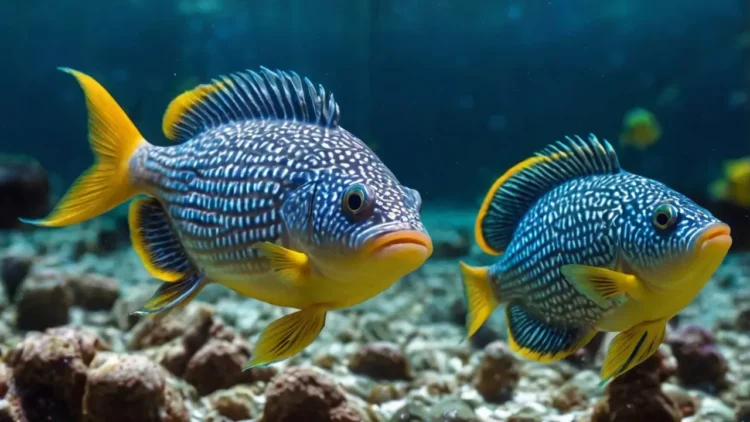Beautiful fish species in the ocean