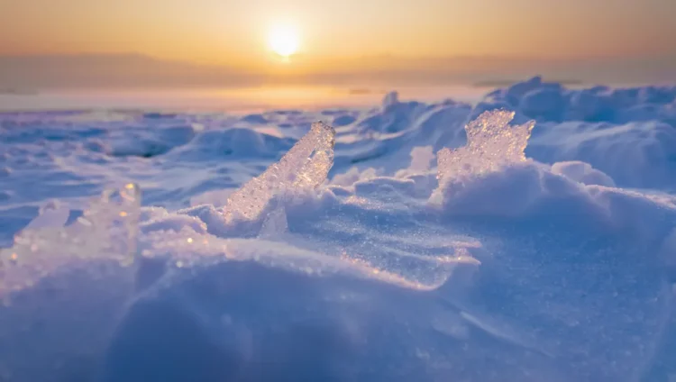 Snow crust formation and dangers