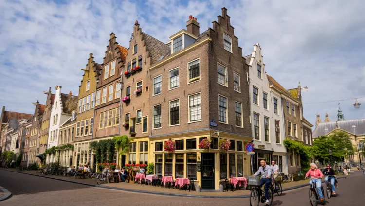 The Hague government buildings and Dutch parliament architecture