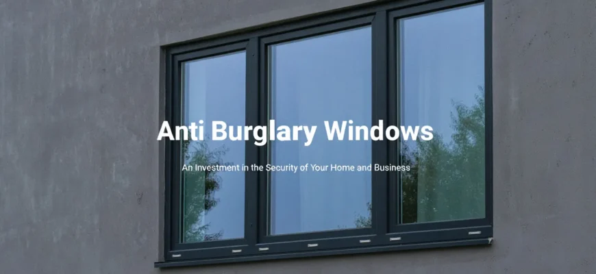 Anti Burglary Windows – An Investment in the Security of Your Home and Business
