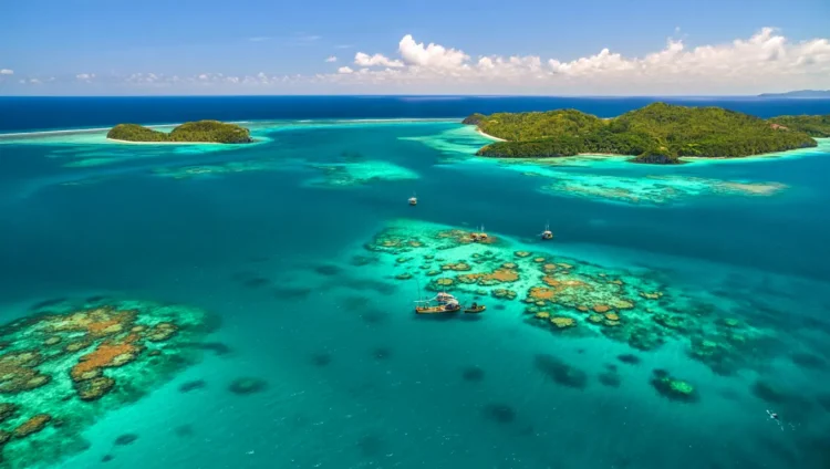 Andaman Sea in the Indian Ocean