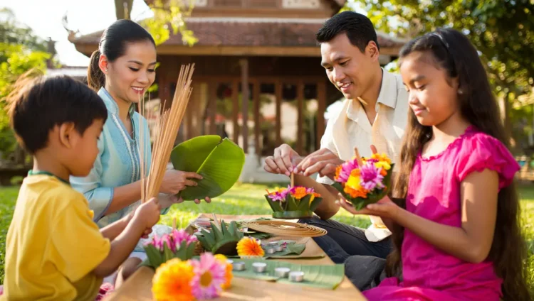 Thai people smiling representing the welcoming and friendly Thai mentality