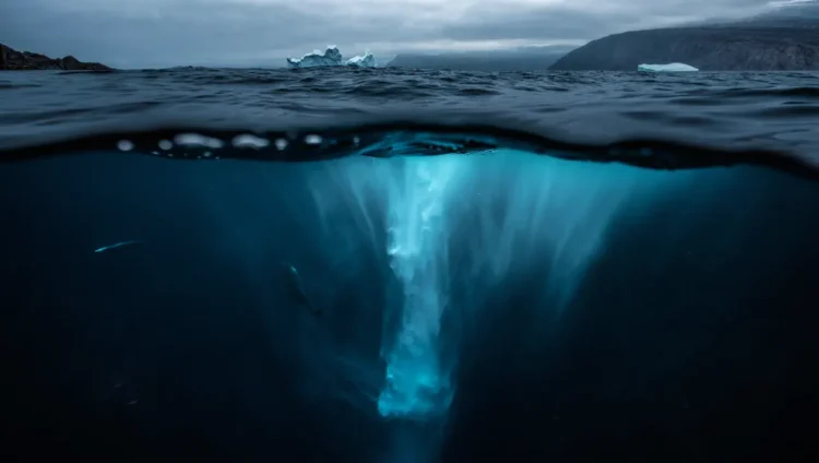 Underwater waterfall Denmark Strait tallest on Earth height comparison
